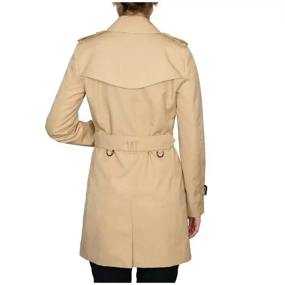 BURBERRY Harbourne Trench Coat Honey Size 2 - Picture 3 of 16